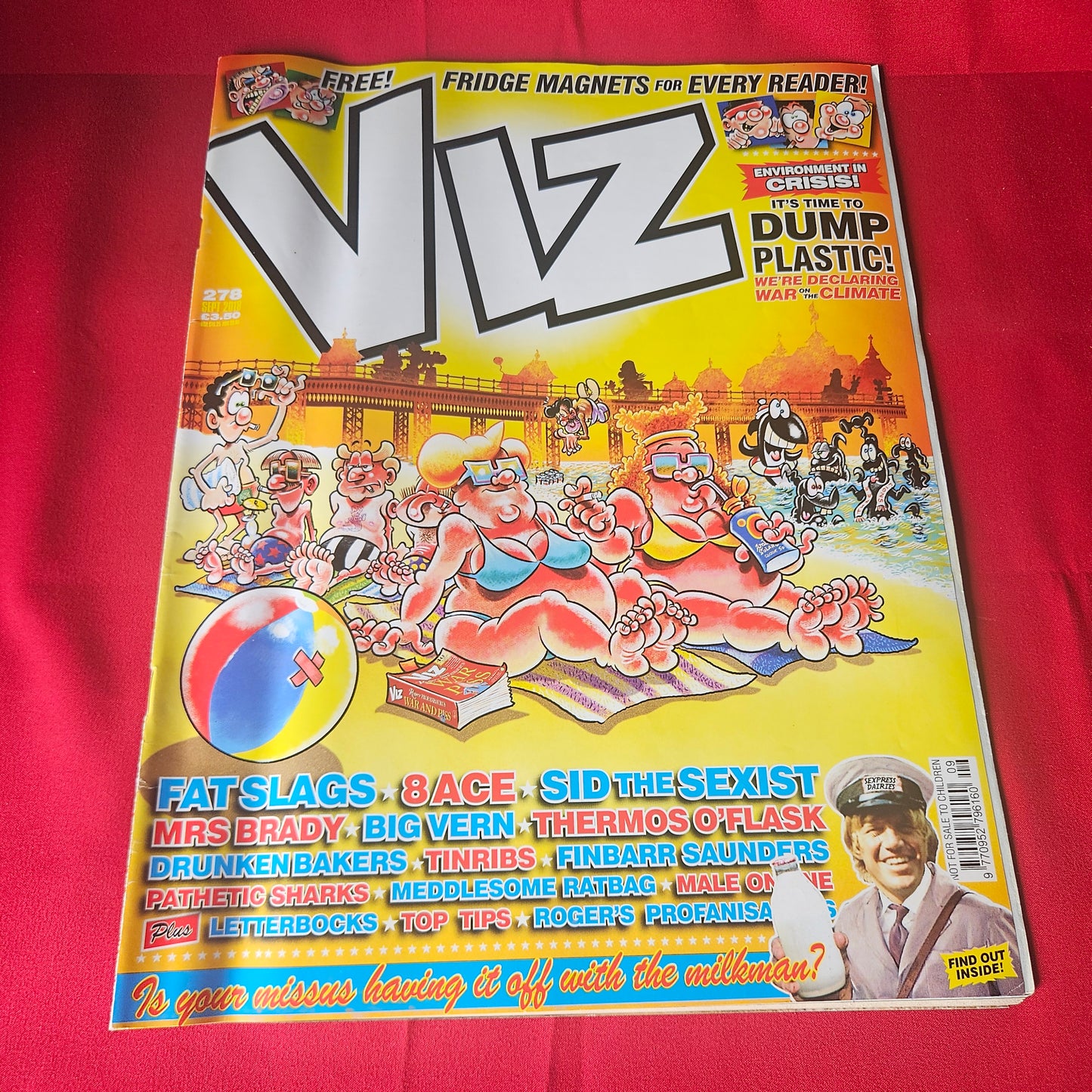 Viz Magazine September 2018 Issue 278 Fat Slags Sid the Sexist 8 Ace SKU 1479