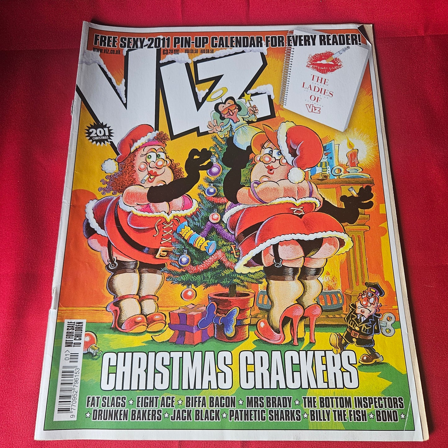 Viz Magazine Christmas 2010 Issue 201 Fat Slags Eight Ace Biffa Bacon SKU 1479