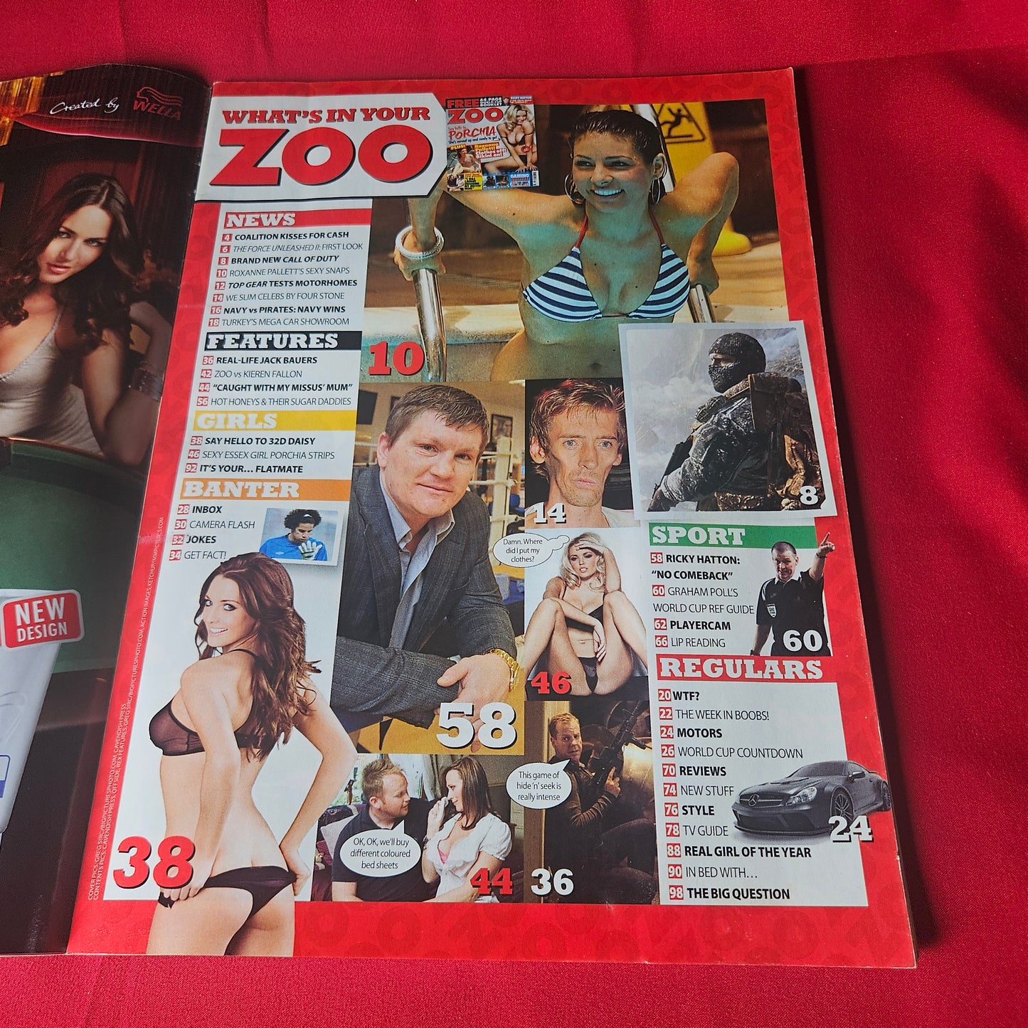 Zoo Magazine 4-10 June 2010 Porchia Roxanne Pallett World Cup Guide SKU 1481