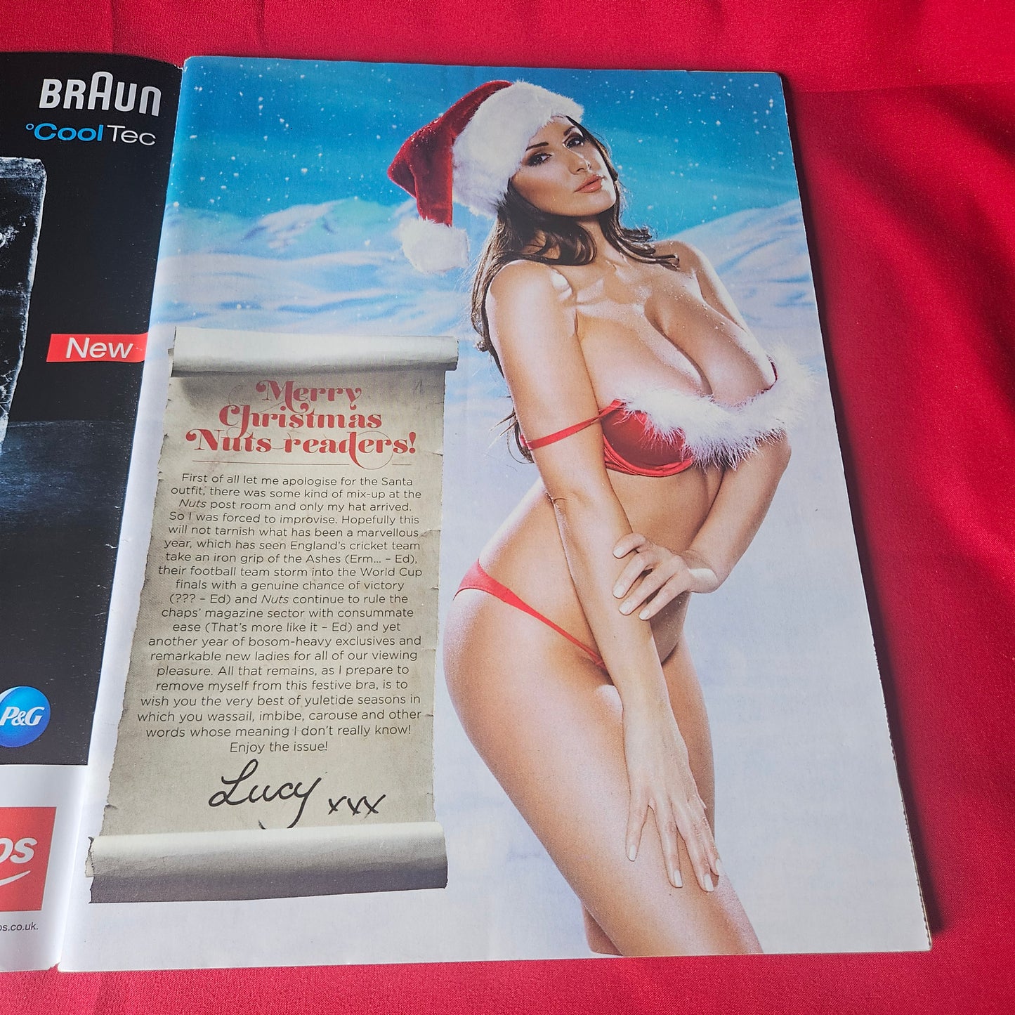 Nuts Magazine 13-26 December 2013 Lucy Pinder Helen Flanagan Rosie Jones Christmas SKU 1481