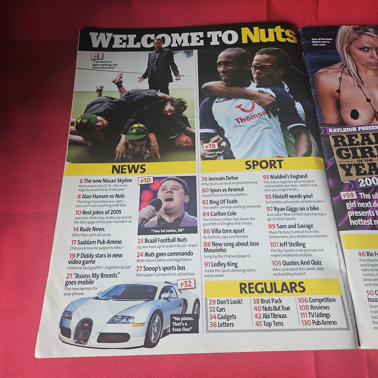 Nuts Magazine 28 October – 3 November 2005 Kayleigh Pearson Real Girl of the Year 2005 SKU 1481