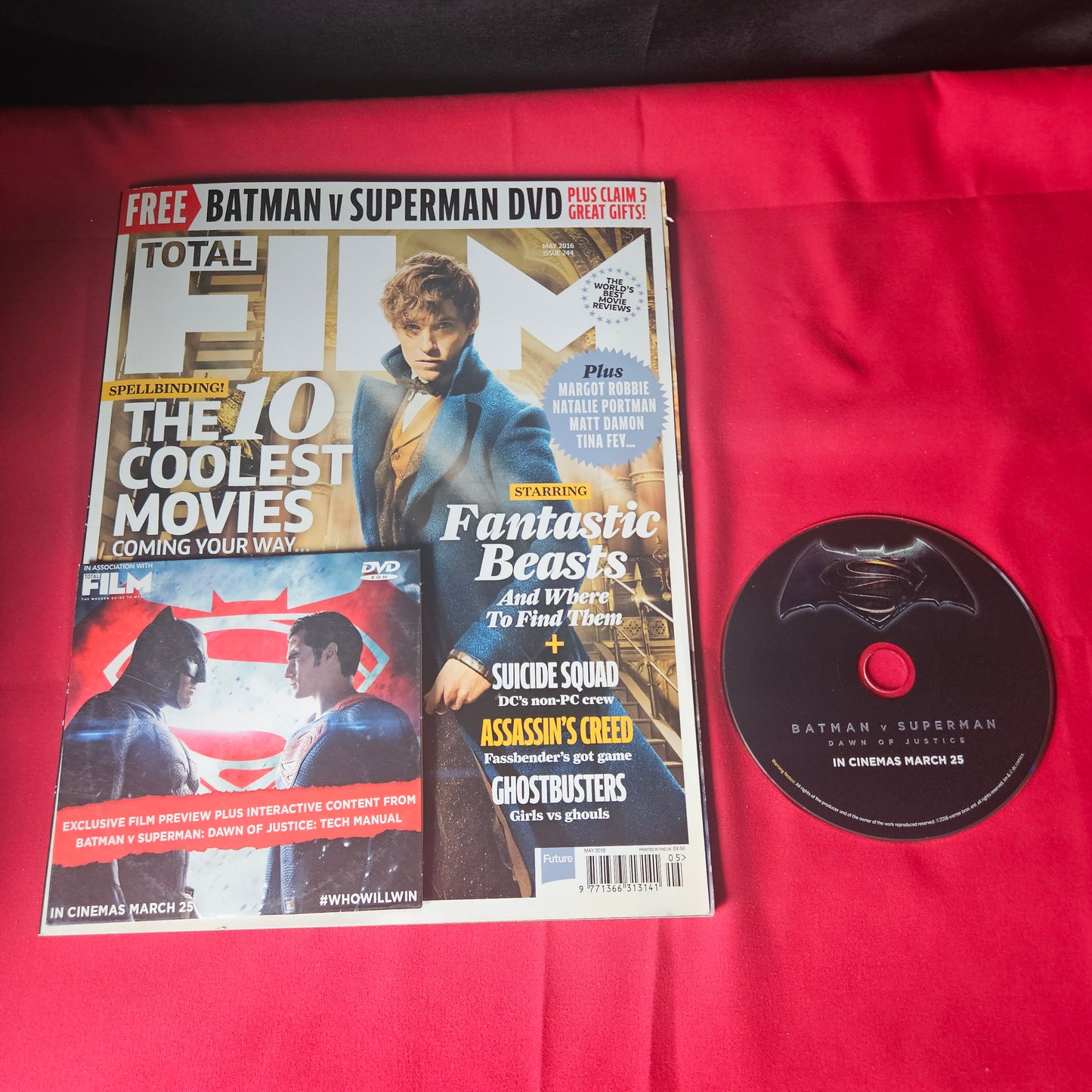 Total Film Magazine May 2016 Eddie Redmayne Fantastic Beasts Batman v Superman SKU 1483