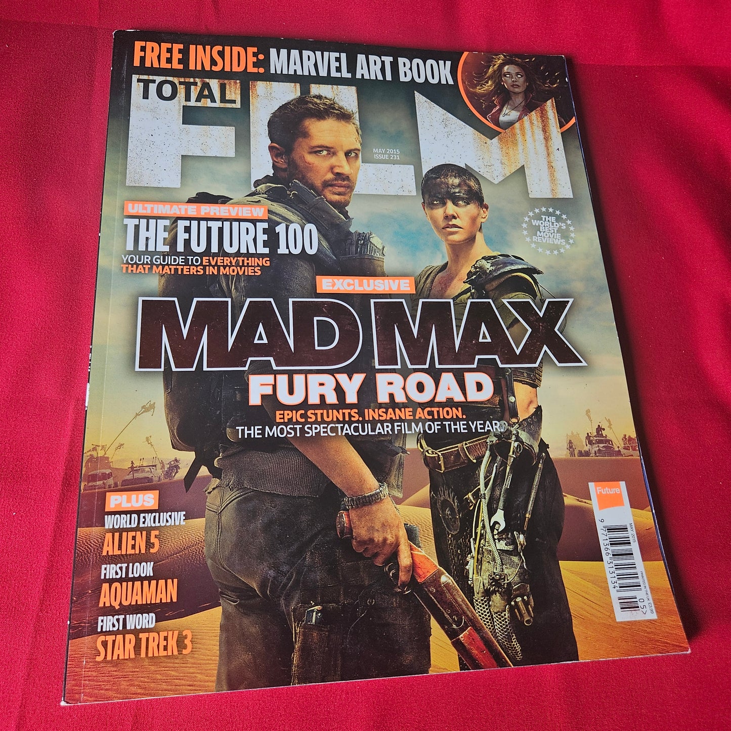 Total Film Magazine May 2015 Mad Max Fury Road Alien 5 Aquaman Star Trek 3 SKU 1483