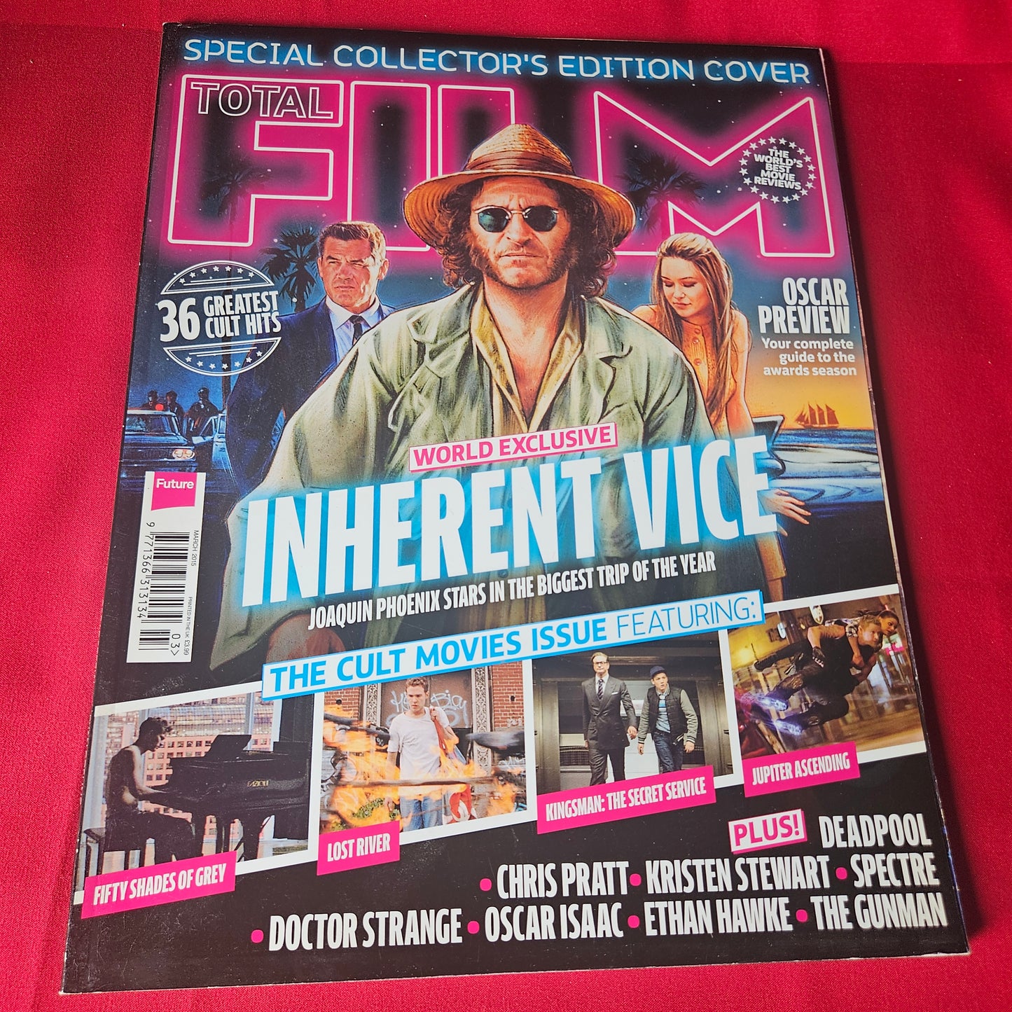 Total Film Magazine March 2015 Joaquin Phoenix Inherent Vice Kingsman Spectre SKU 1483