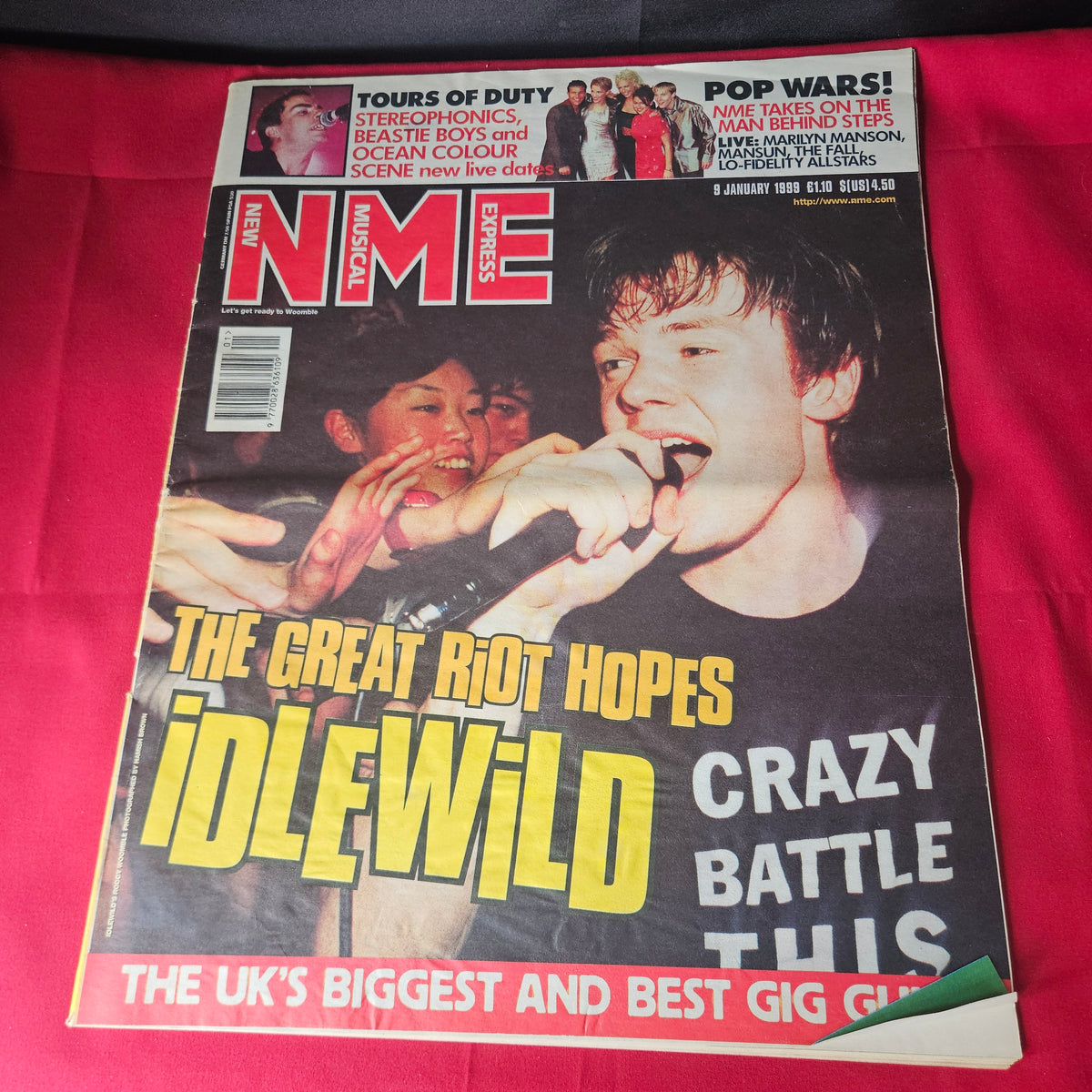 NME Magazine 9 January 1999 Idlewild Stereophonics Beastie Boys Ocean Colour Scene NP001