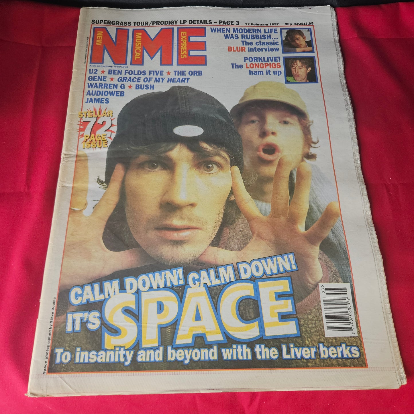 NME Magazine 22 February 1997 Space Blur Prodigy Supergrass Longpigs NP003