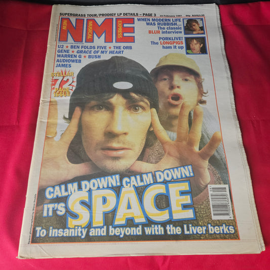 NME Magazine 22 February 1997 Space Blur Prodigy Supergrass Longpigs NP003