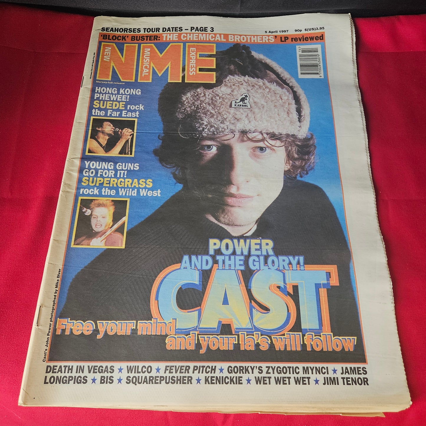 NME Magazine 5 April 1997 Cast Seahorses Chemical Brothers Supergrass Prodigy NP003