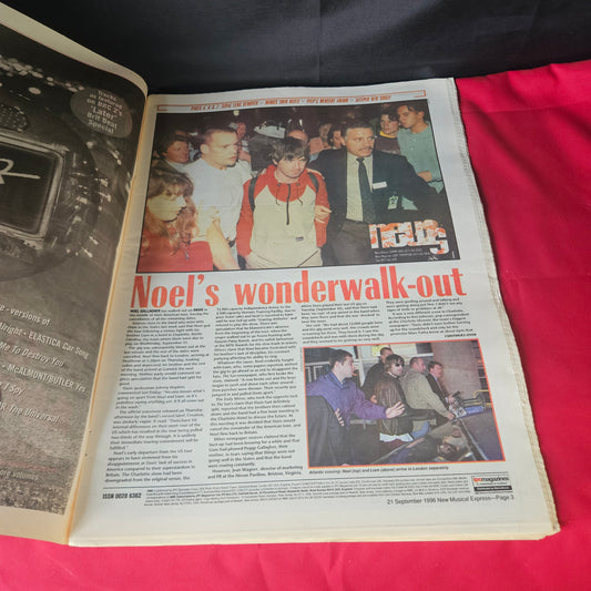 NME Magazine 21 September 1996 Oasis Noel Gallagher Kula Shaker Manic Street Preachers NP003