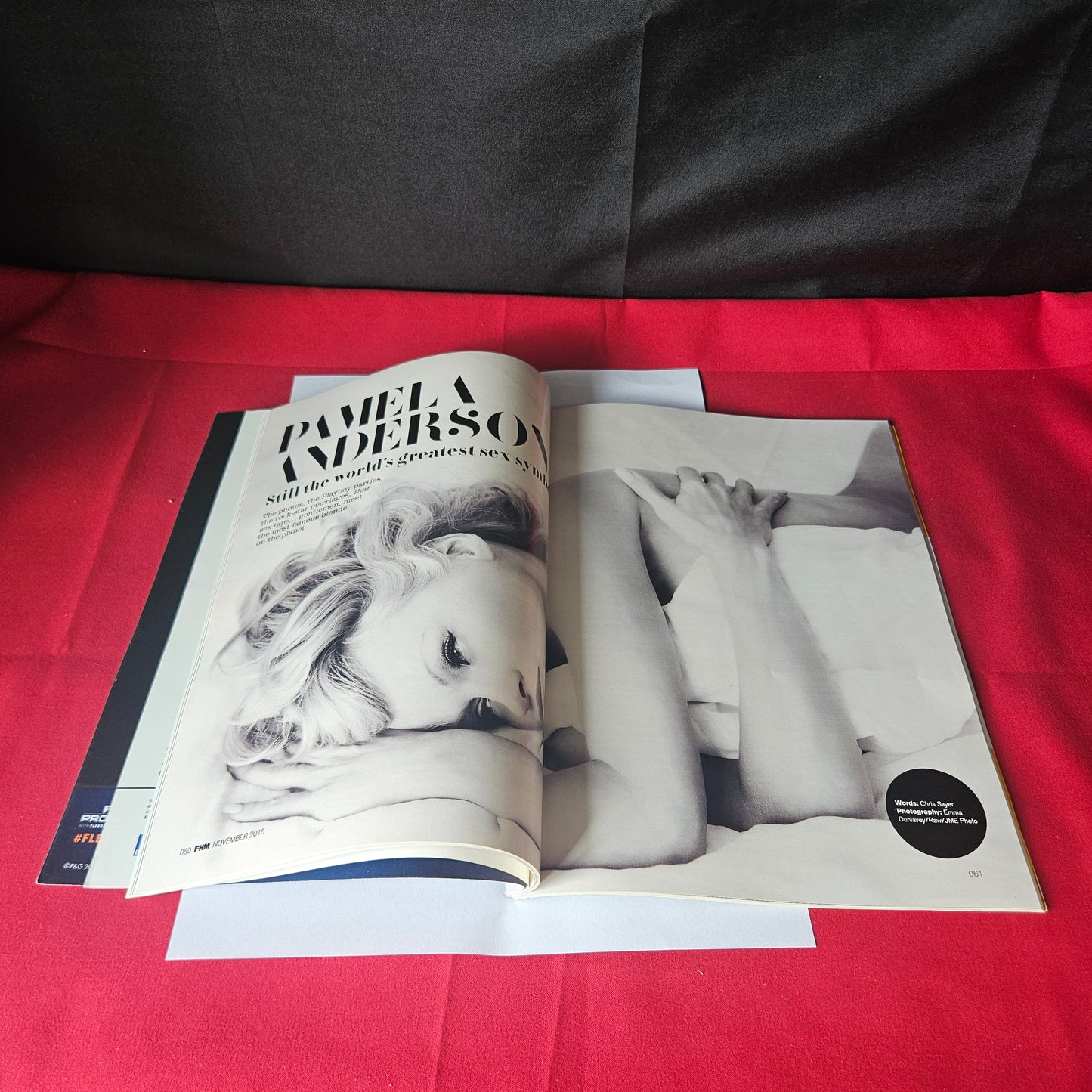 FHM Magazine November 2015 Pamela Anderson Nathalie Emmanuel Interview SKU 1484