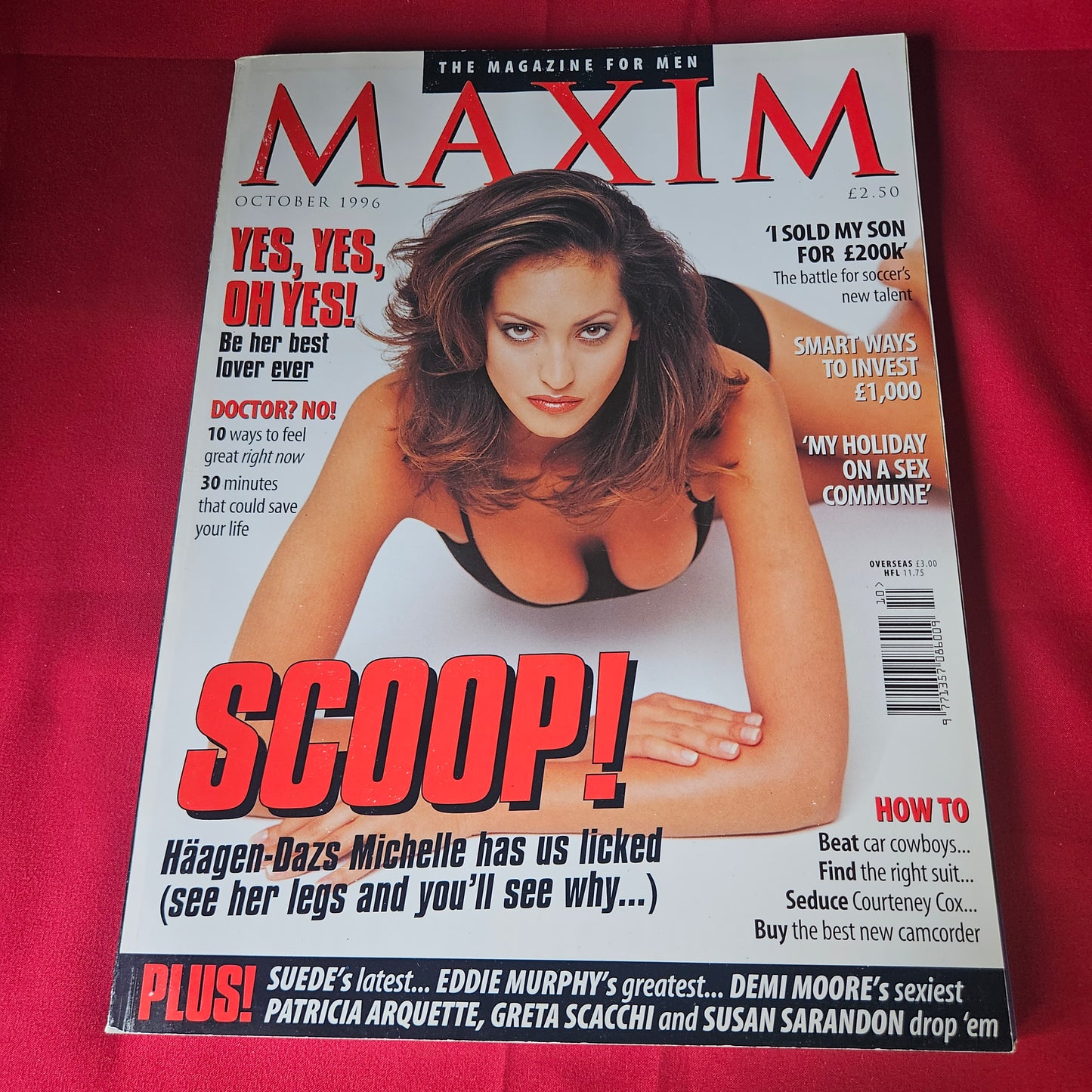 Maxim Magazine October 1996 Michelle Vintage Mens Lifestyle Issue SKU 1485