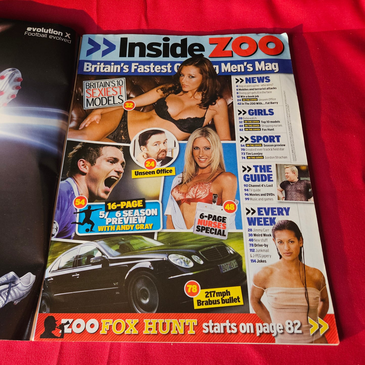 Zoo Magazine 5-11 August 2005 Jackie Degg Melanie Boorman Corina Weston SKU 1486