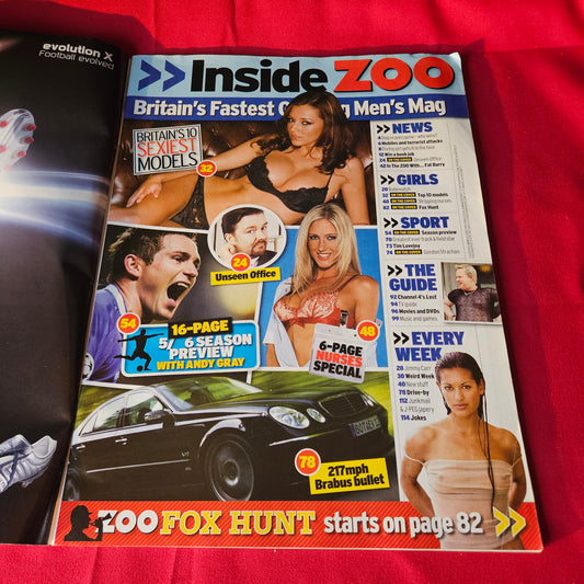 Zoo Magazine 5-11 August 2005 Jackie Degg Melanie Boorman Corina Weston SKU 1486
