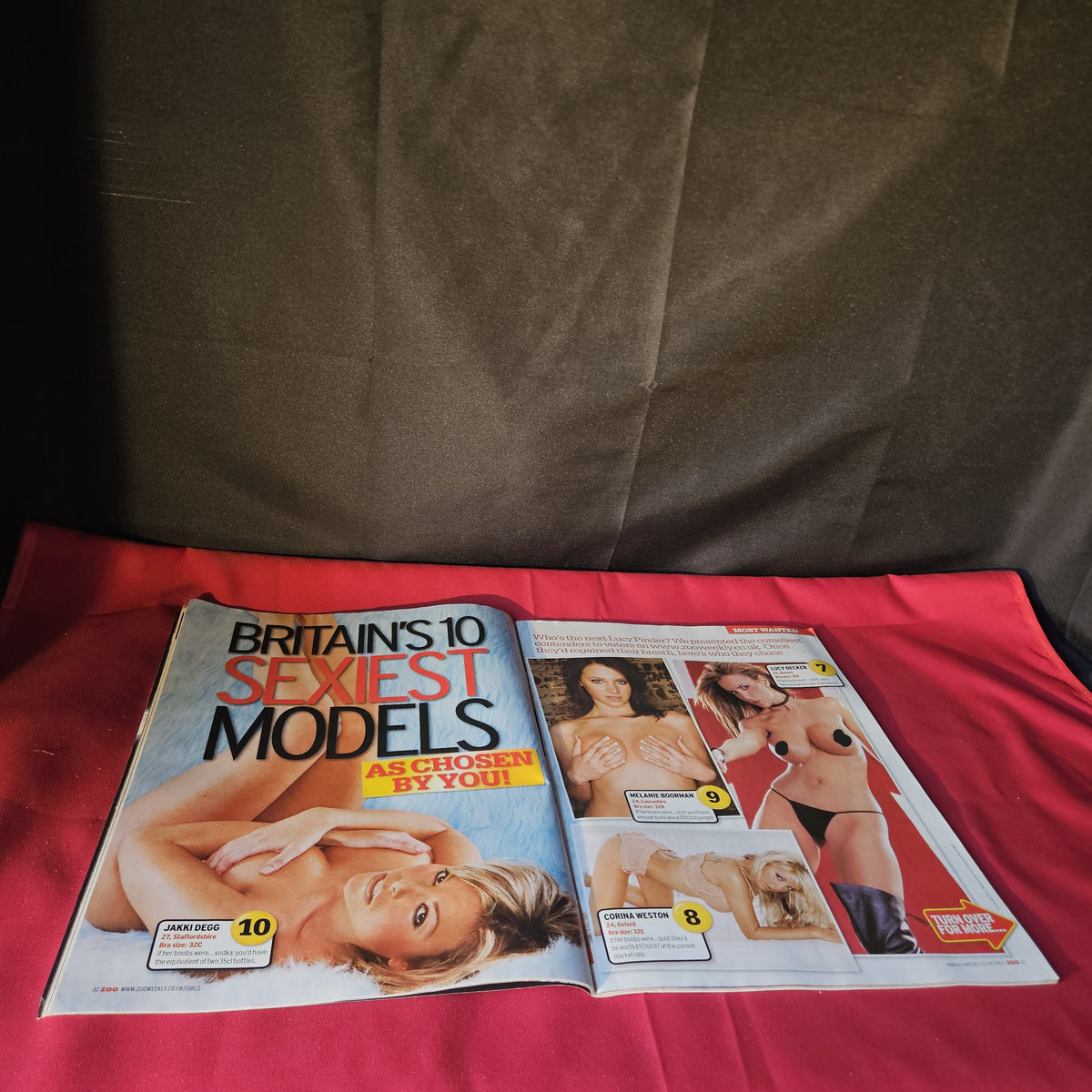 Zoo Magazine 5-11 August 2005 Jackie Degg Melanie Boorman Corina Weston SKU 1486
