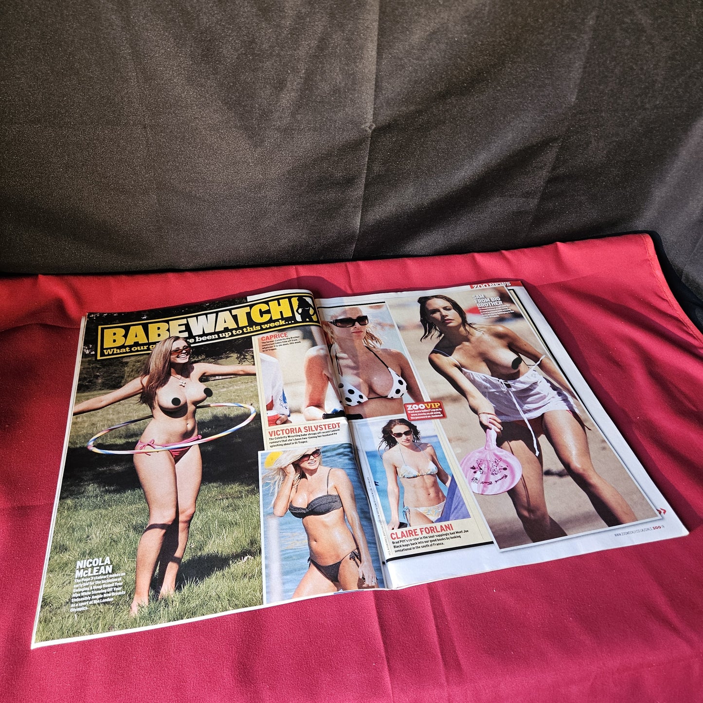 Zoo Magazine 29 July-4 August 2005 Natalie Denning Charlotte Marshall SKU 1486