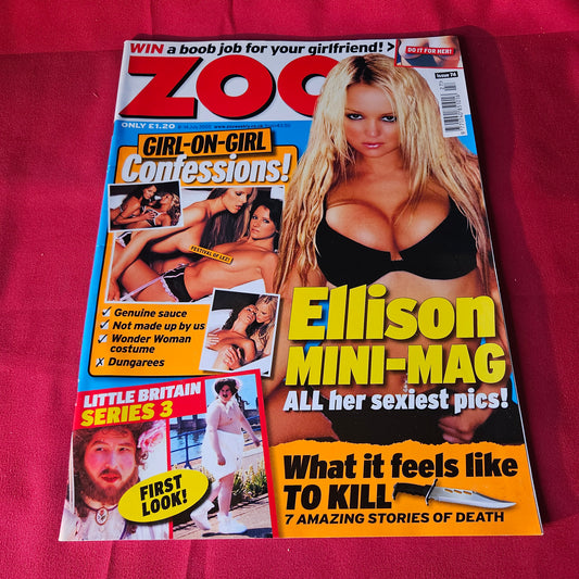 Zoo Magazine 8-14 July 2005 Jennifer Ellison Issue 74 Mini-Mag SKU 1486