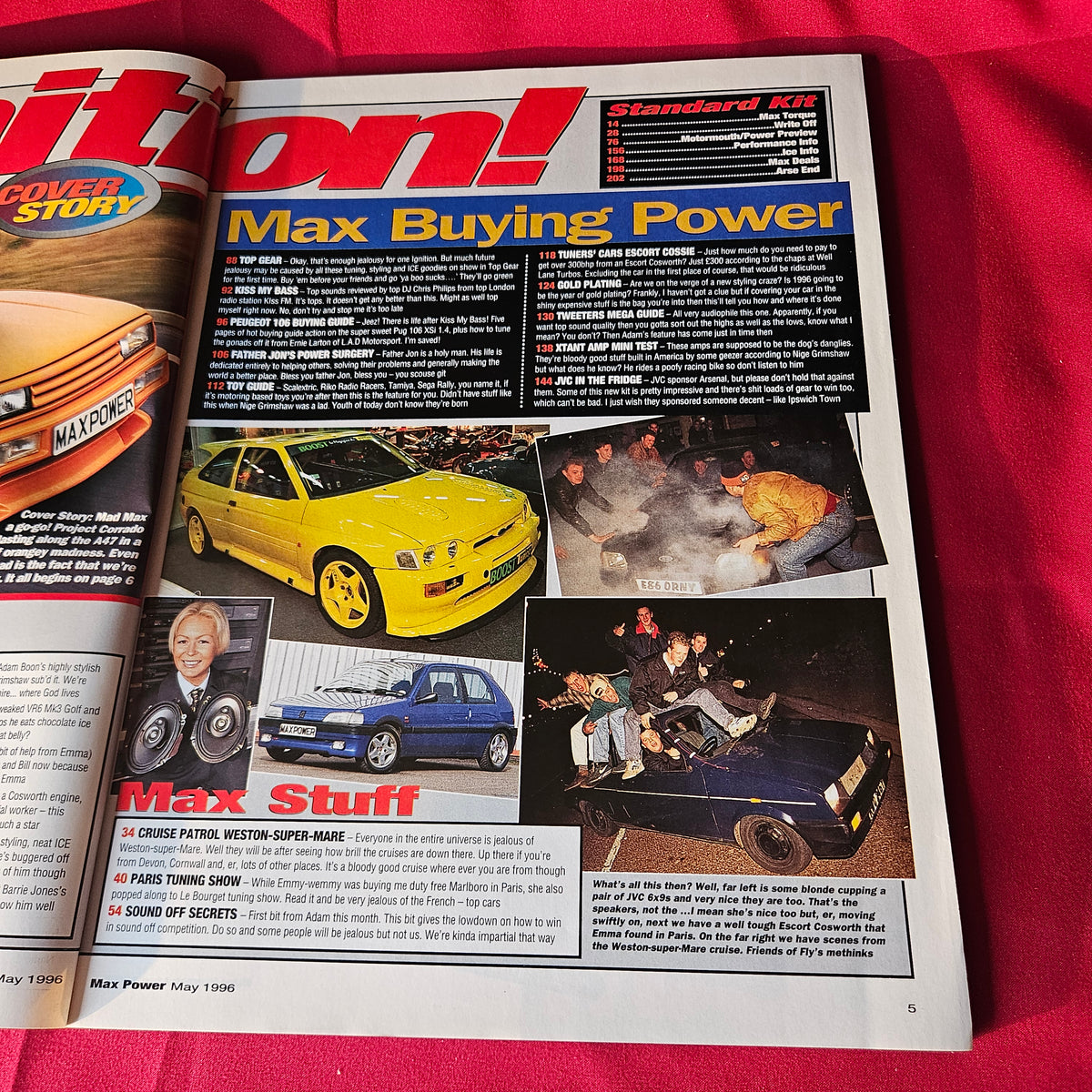 Max Power Magazine May 1996 Project Corrado Nova 16V Escort Cosworth Golf VR6 SKU 1487