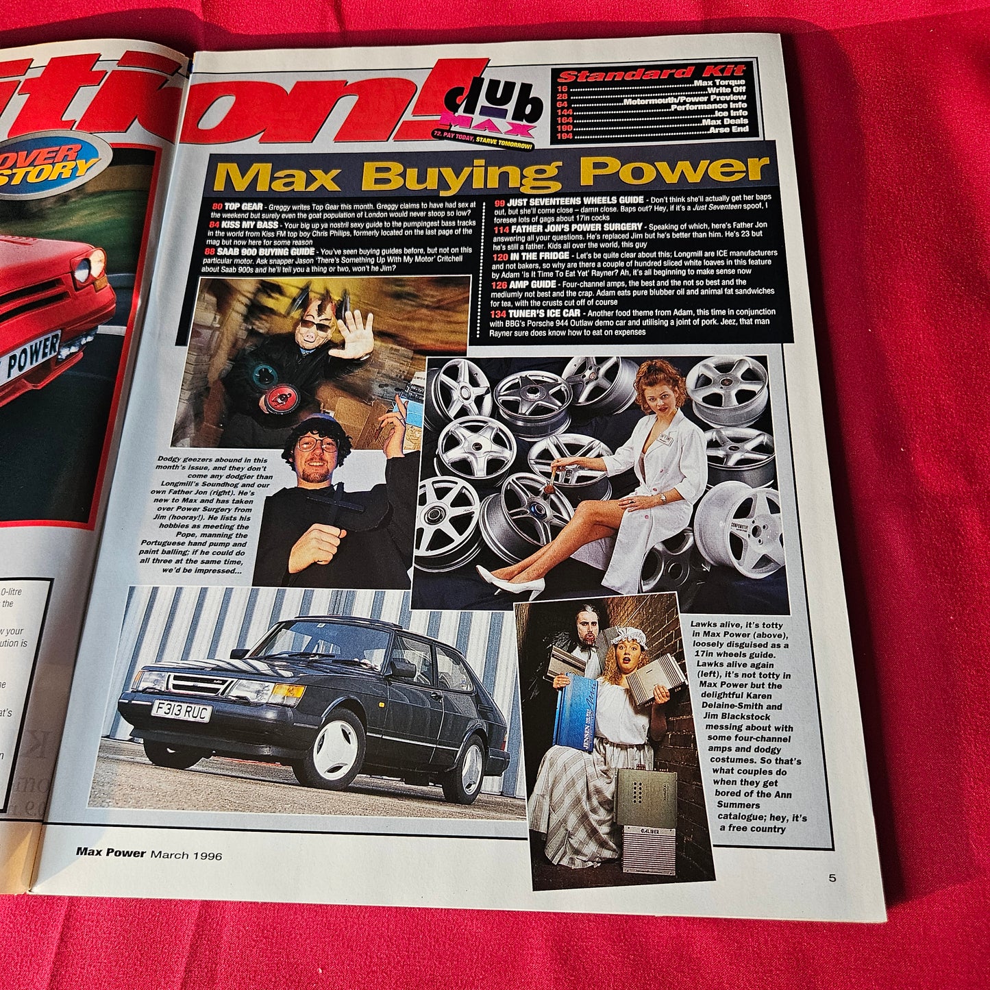 Max Power Magazine March 1996 Renault 5 GT Turbo Skyline GTR Golf GTI SKU 1486