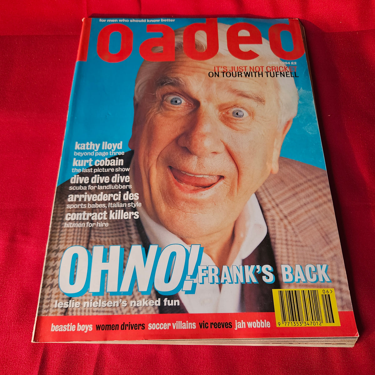 Loaded Magazine June 1994 Issue 2 Leslie Nielsen Kurt Cobain Kathy Lloyd SKU 1488
