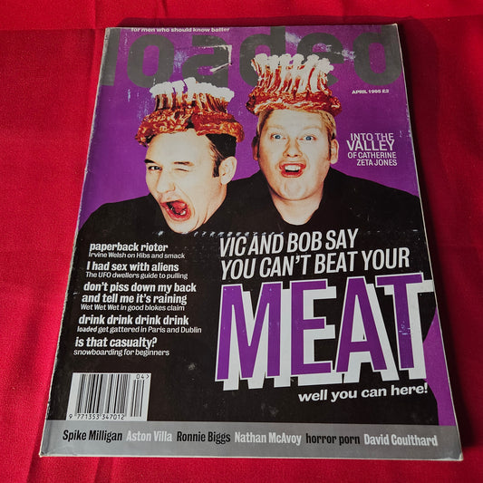 Loaded Magazine April 1995 Issue 12 Vic Reeves Bob Mortimer Catherine Zeta Jones SKU 1488