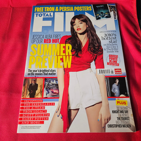 Total Film Magazine June 2010 Issue 167 Jessica Alba Inception Tron Legacy SKU 1489