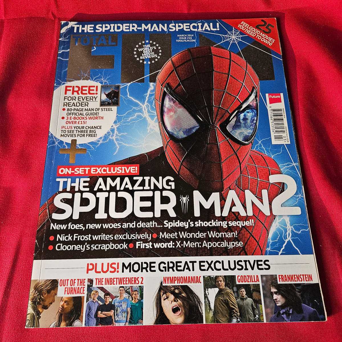 Total Film Magazine March 2014 Issue 216 The Amazing Spider-Man 2 Marvel SKU 1489