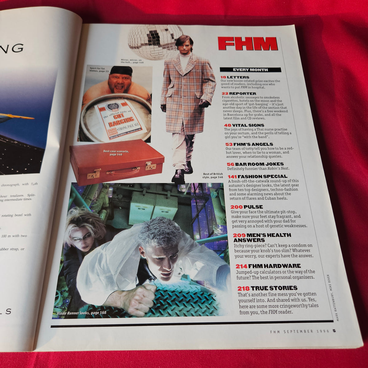 FHM Magazine September 1996 Issue 80 Jennifer Aniston Tyra Banks Friends SKU 1490