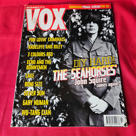 VOX Magazine July 1997 The Seahorses John Squire Radiohead Primal Scream SKU 1493