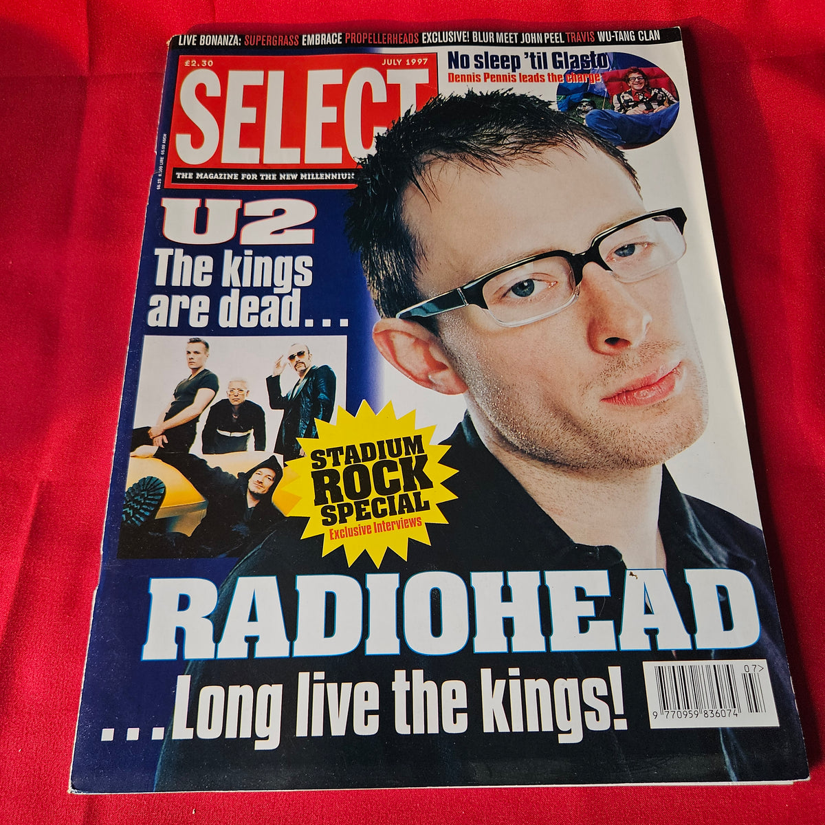Select Magazine July 1997 Radiohead U2 Blur Wu-Tang Clan Travis SKU 1494