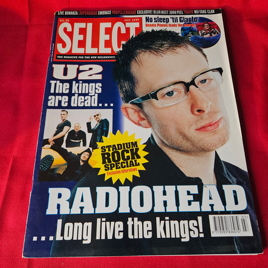 Select Magazine July 1997 Radiohead U2 Blur Wu-Tang Clan Travis SKU 1494