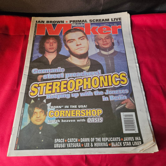 Melody Maker Magazine 14 February 1998 Stereophonics Cornershop Oasis Ian Brown NP003