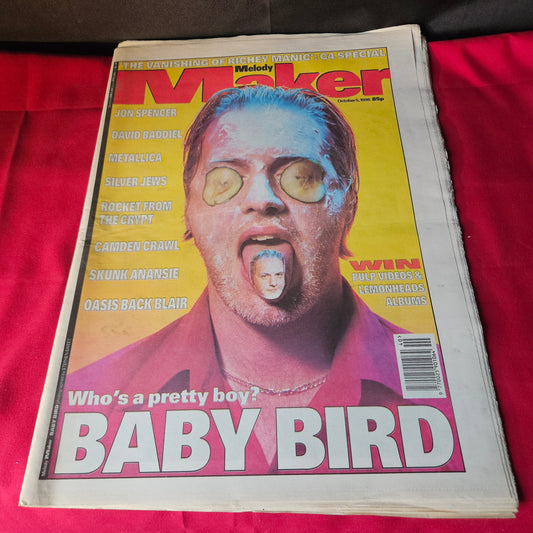 Melody Maker Magazine 5 October 1996 Baby Bird Oasis Metallica Richey Manic NP003