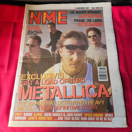 NME Magazine 15 November 1997 Metallica Pulp Bjork Mogwai Jane's Addiction NP005