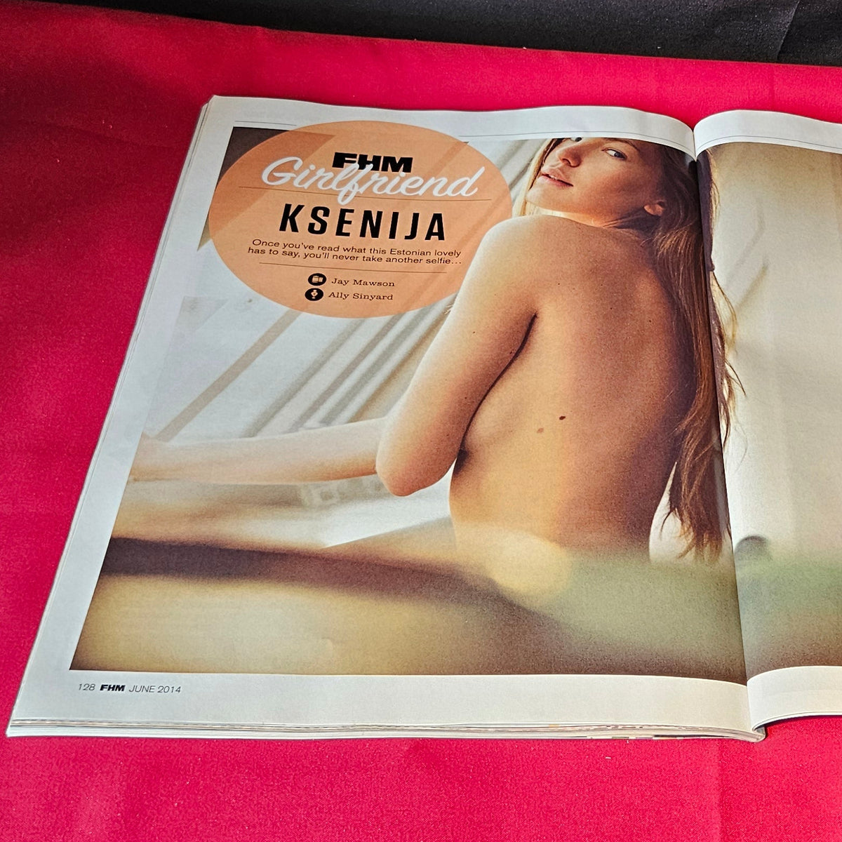 FHM Magazine June 2014 Ksenija Girlfriend Model Glamour Issue #294 SKU 1496
