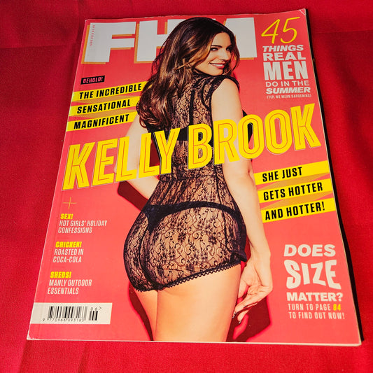 FHM Magazine June 2013 Kelly Brook Louise Model Glamour Issue #282 SKU 1496