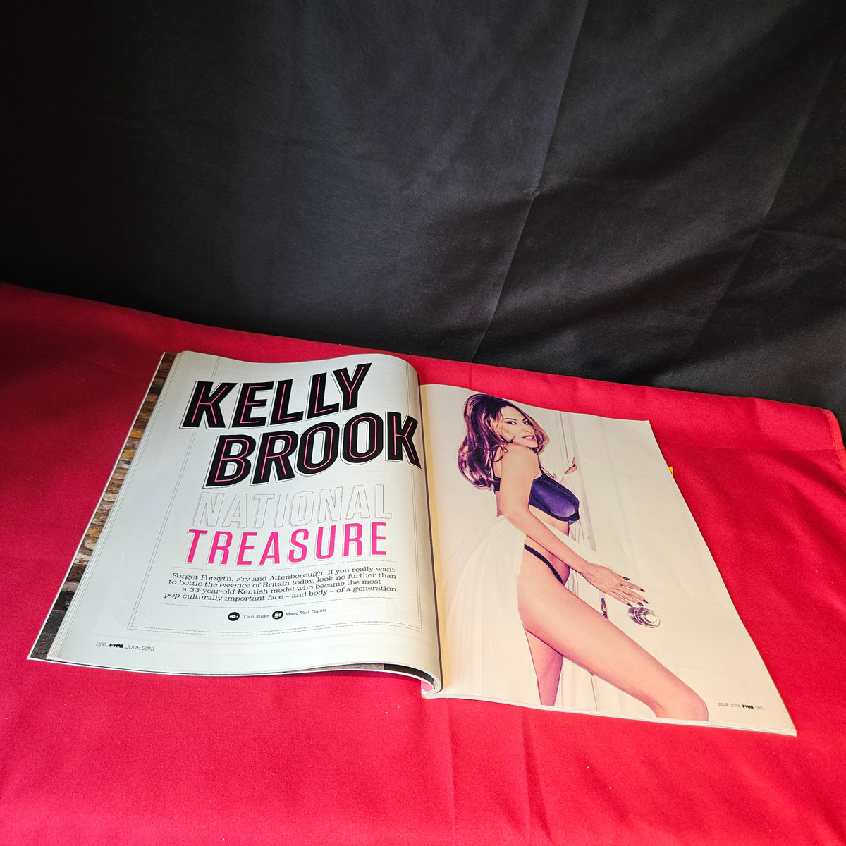 FHM Magazine June 2013 Kelly Brook Louise Model Glamour Issue #282 SKU 1496