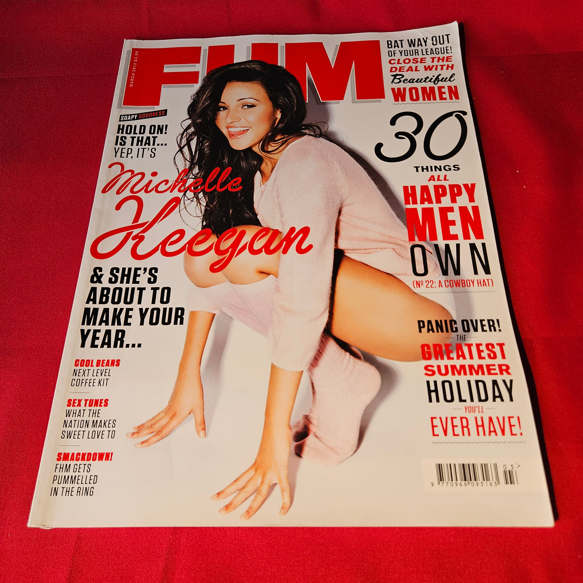 FHM Magazine March 2013 Michelle Keegan Cover Model Glamour Issue #279 SKU 1496