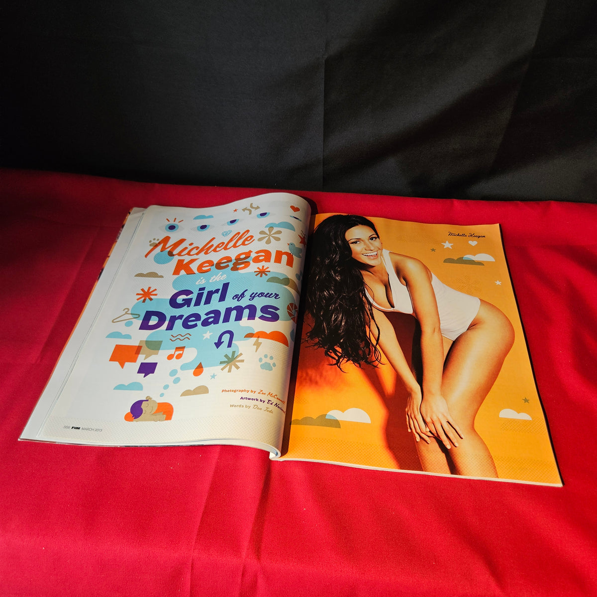 FHM Magazine March 2013 Michelle Keegan Cover Model Glamour Issue #279 SKU 1496