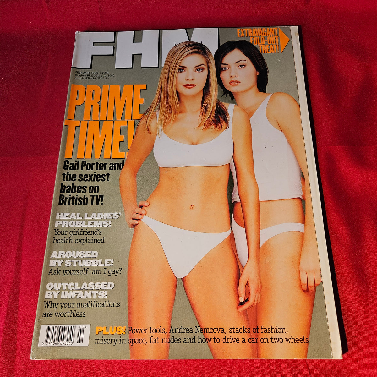 FHM Magazine February 1999 Gail Porter Jennifer Beals British TV Issue 109 SKU 1496