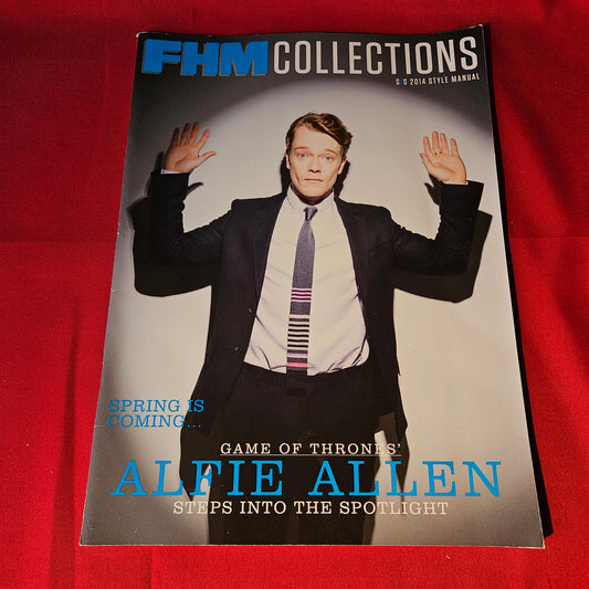 FHM Magazine Collections April 2014 S/S Style Manual Alfie Allen Game of Thrones BB007