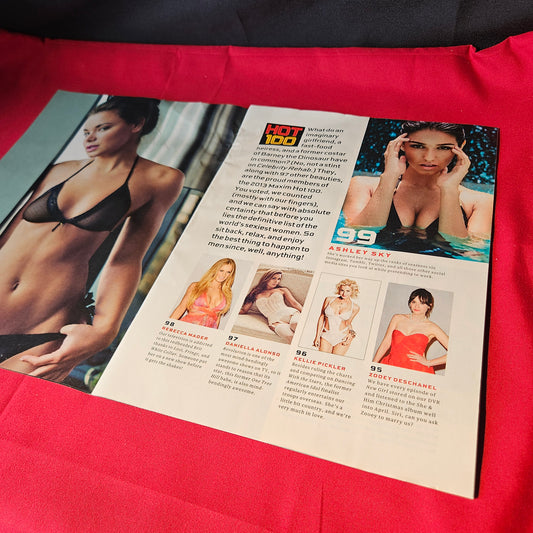 Maxim Magazine Hot 100 2013 Miley Cyrus Katy Perry Mila Kunis Jessica Alba SKU: BB007
