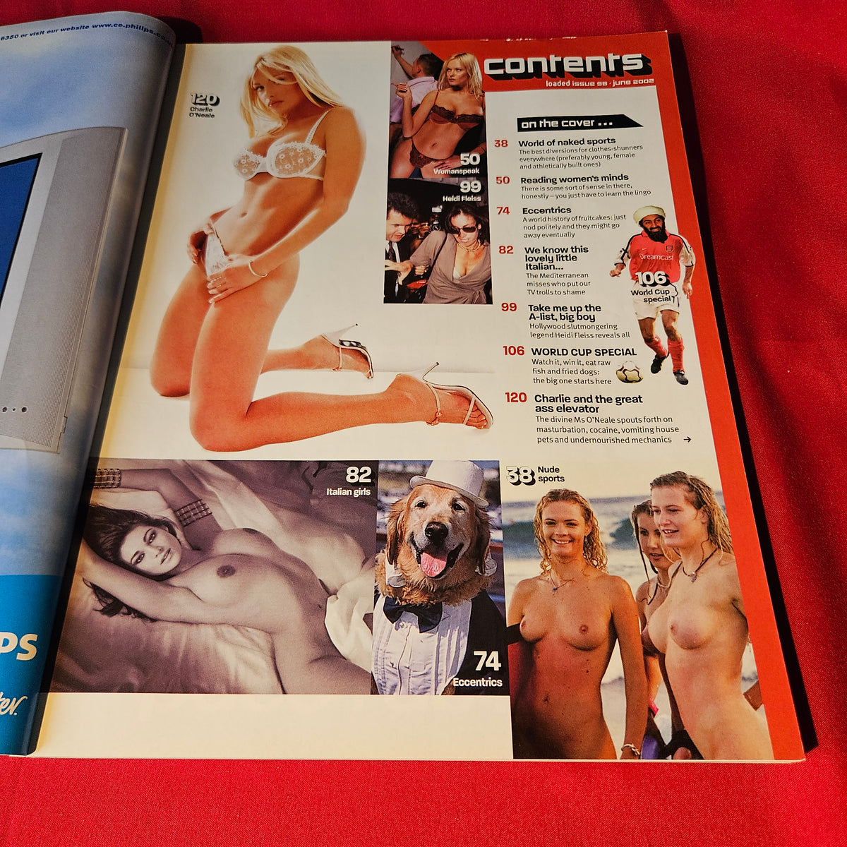 Loaded Magazine June 2002 Charlie O'Neale Issue 98 Men's Lifestyle SKU 1497