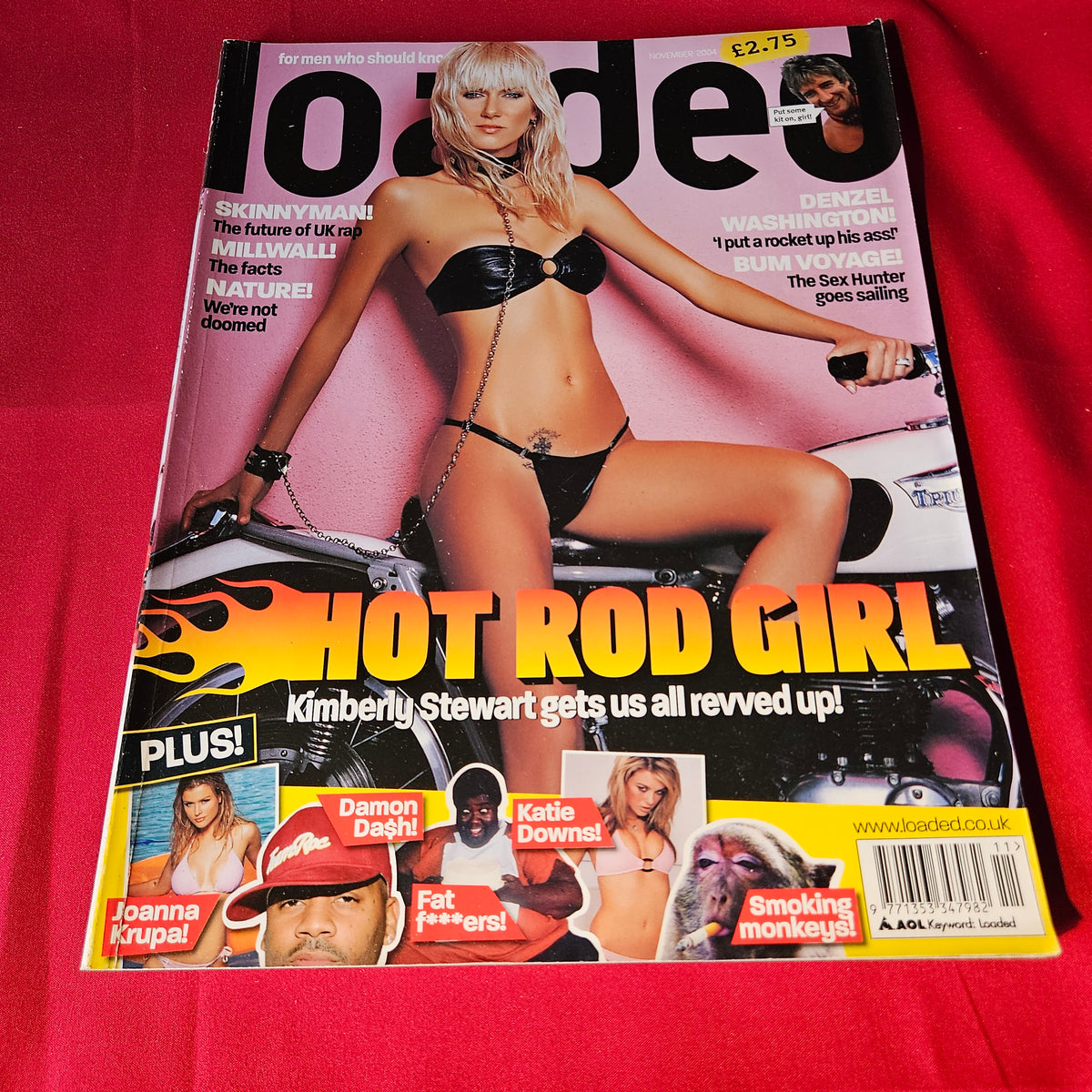 Loaded Magazine November 2004 Kimberly Stewart Katie Downs Joanna Krupa Issue 127 (1497)