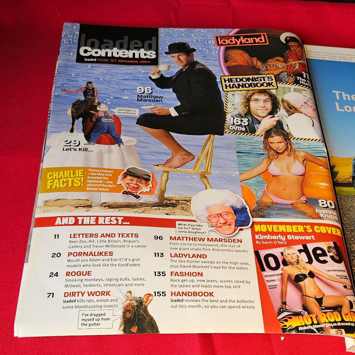 Loaded Magazine November 2004 Kimberly Stewart Katie Downs Joanna Krupa Issue 127 (1497)
