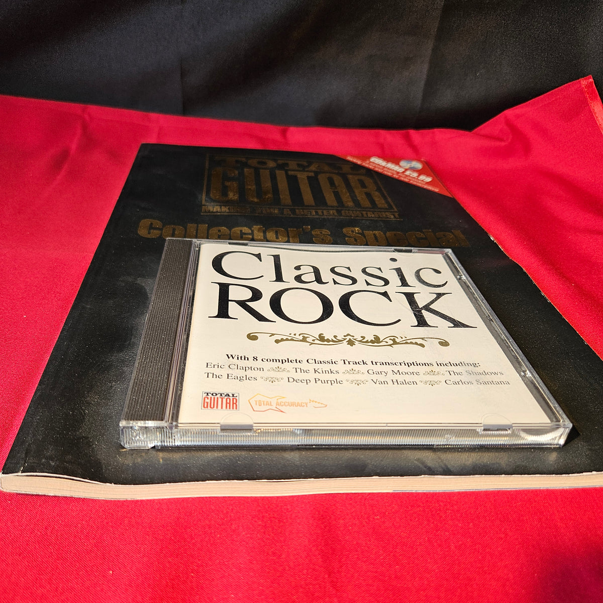Total Guitar Collector's Special 1998 Classic Rock CD Eric Clapton Van Halen (1499)