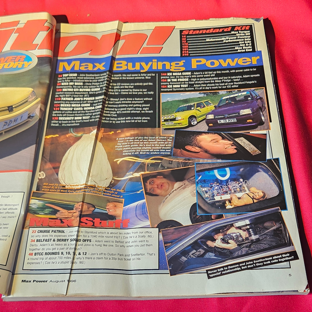 Max Power Magazine August 1996 Peugeot 306 Dimma Ford Cosworth Tuning Cars (1500)