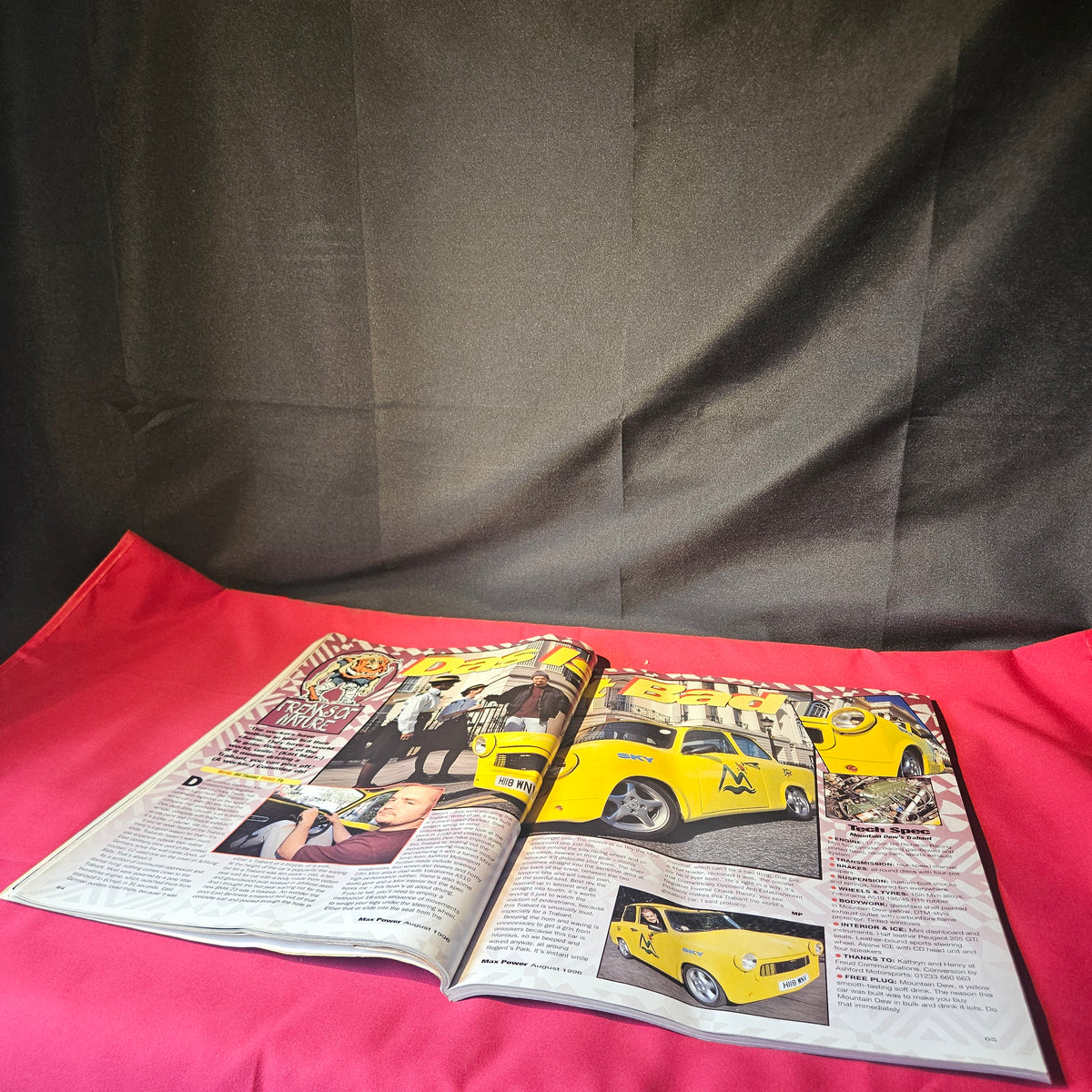 Max Power Magazine August 1996 Peugeot 306 Dimma Ford Cosworth Tuning Cars (1500)