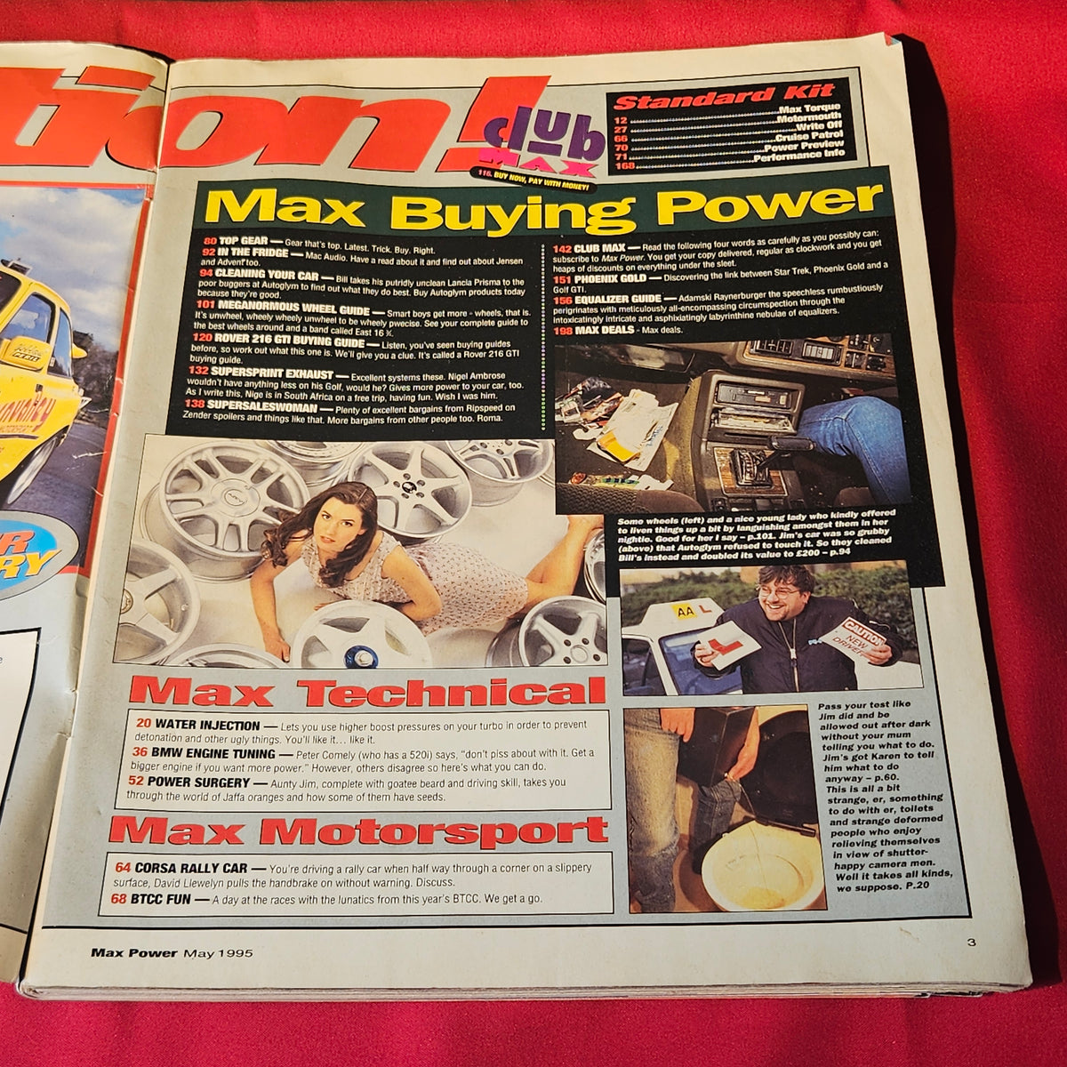 Max Power Magazine May 1995 Ford Sierra Cosworth Nova Turbo Cavalier Tuning (1500)