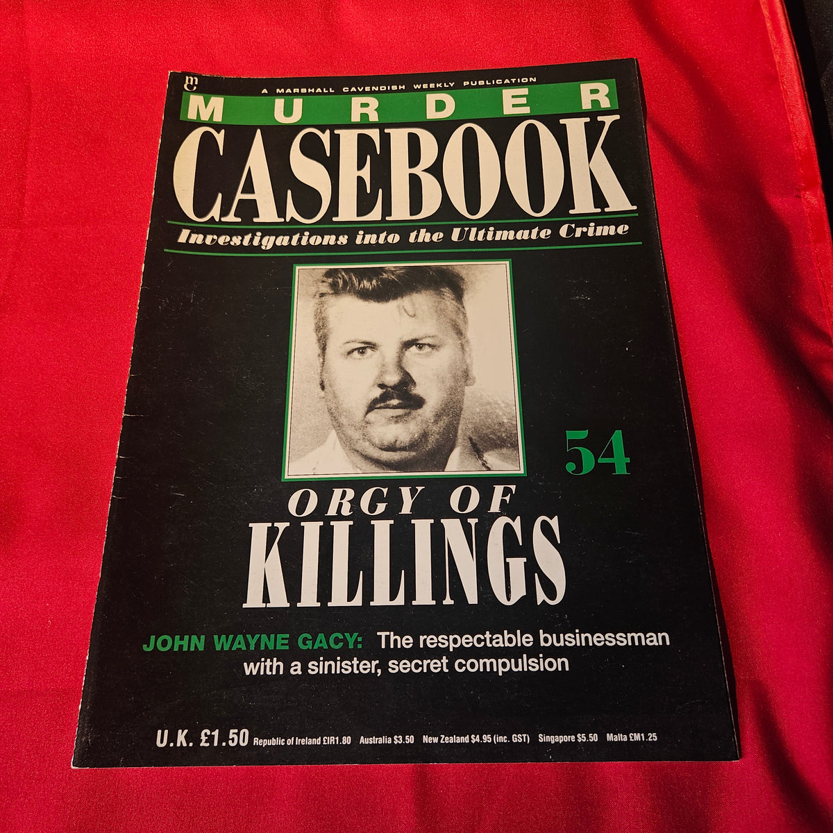 Murder Casebook Magazine 27 March 1990 Issue 54 John Wayne Gacy True Crime (1501)