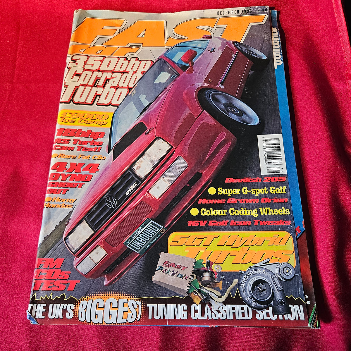 Fast Car Magazine December 1996 VW Corrado Turbo Peugeot 205 Golf Tuning (1503)